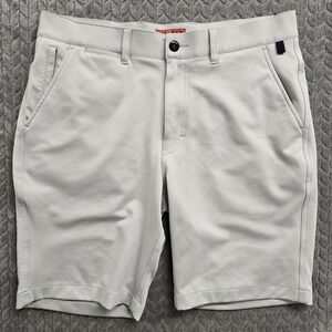 Halsey Sport Breakwater Shorts Mens 33 Gray 9" Inseam Performance Golf